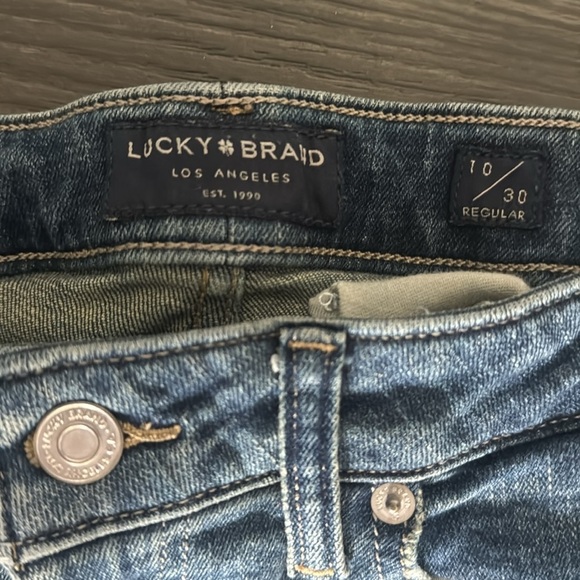 🍍LUCKY  BRAND REGULAR FIT SIZE 10/30🍍9” rise🍍 - Picture 2 of 4
